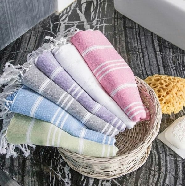 cotton hammam hand towels