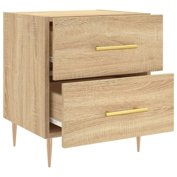 Berkfield Bedside Cabinet Sonoma Oak 40x35x47.5 cm Engineered Wood