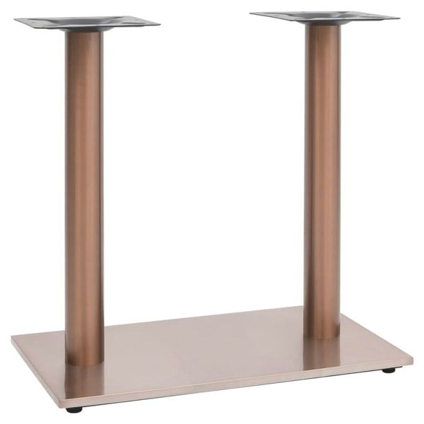 Berkfield Bistro Table Leg Brass 70x40x72 cm Stainless Steel