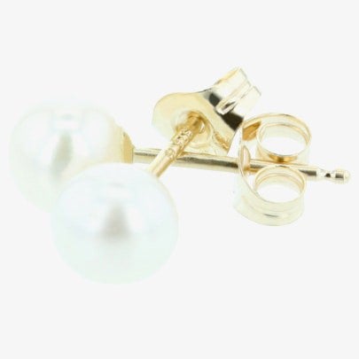 T. H. Baker 9ct 5 x 5.5mm Akoya Pearl Stud Earrings EOZ102PL