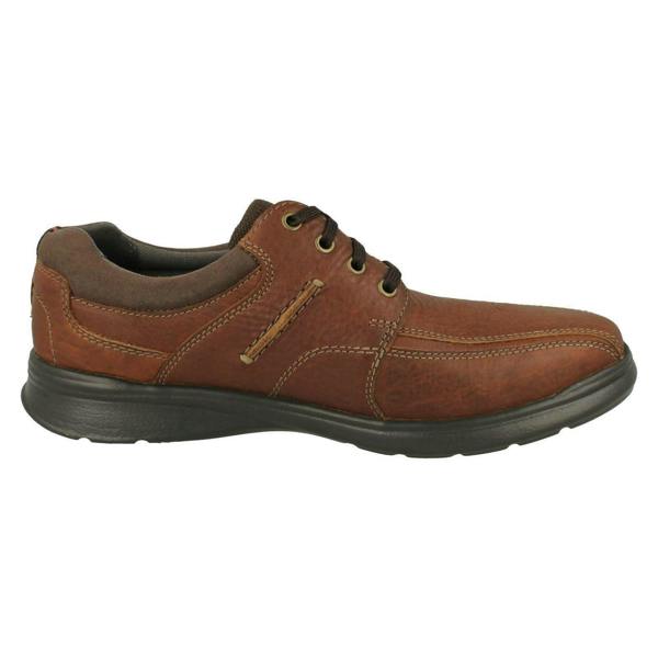 Clarks Mens Clarks Stitch Detailed Lace Up Shoes Cotrell Walk