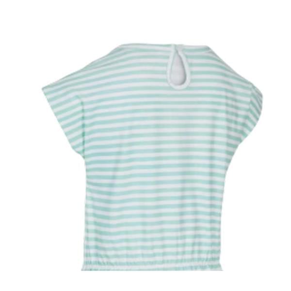 Trespass Girls Striped Short-Sleeved Dress - Green - 