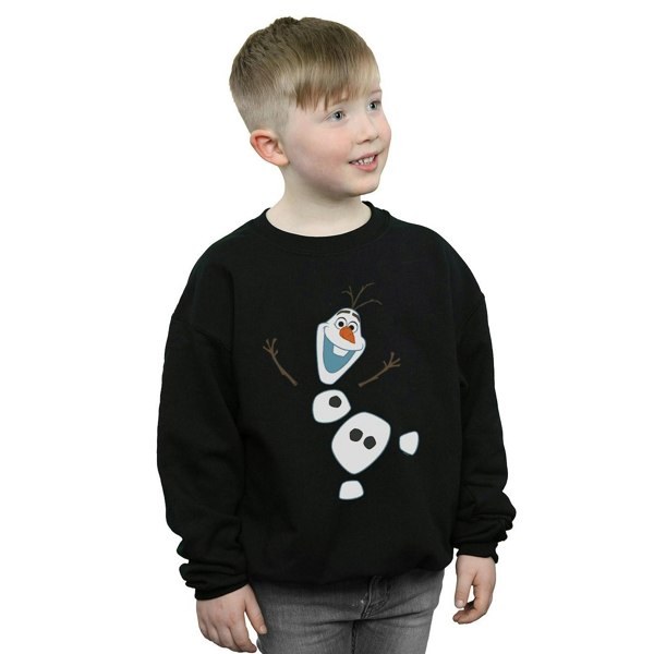 Disney Boys Frozen Olaf Deconstructed Sweatshirt - Black