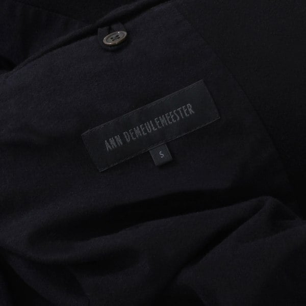 Ann Demeulermeester double breasted black coat