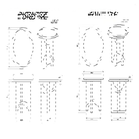 Alen Round Dining Table, White-Ritconcept-Rit Concept