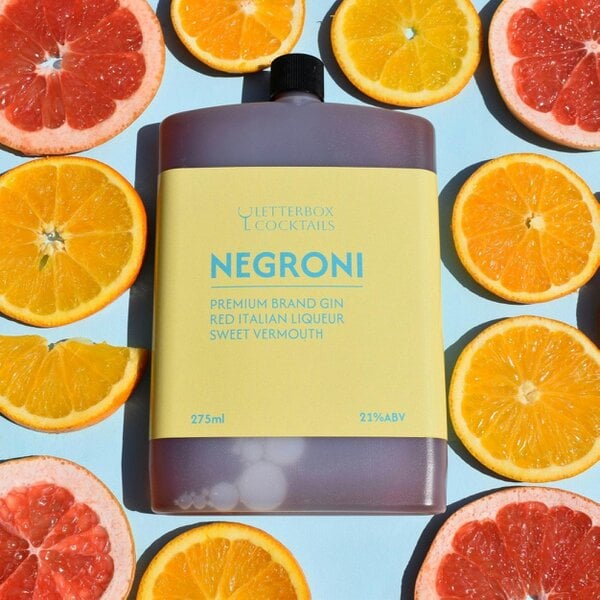 Letterbox Cocktails Mini Negroni – Premium Letterbox Cocktail Gift