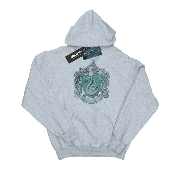 Harry Potter Boys Slytherin Cotton Hoodie - Sports Grey