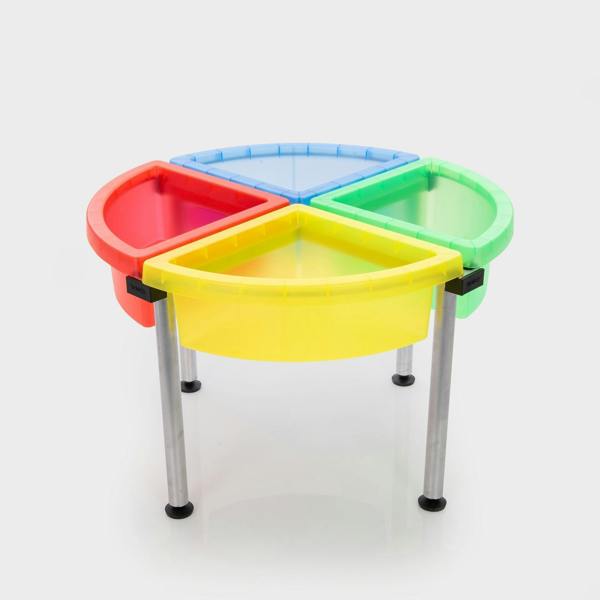 tickit Discovery Colour Quadrant Trays & Stand