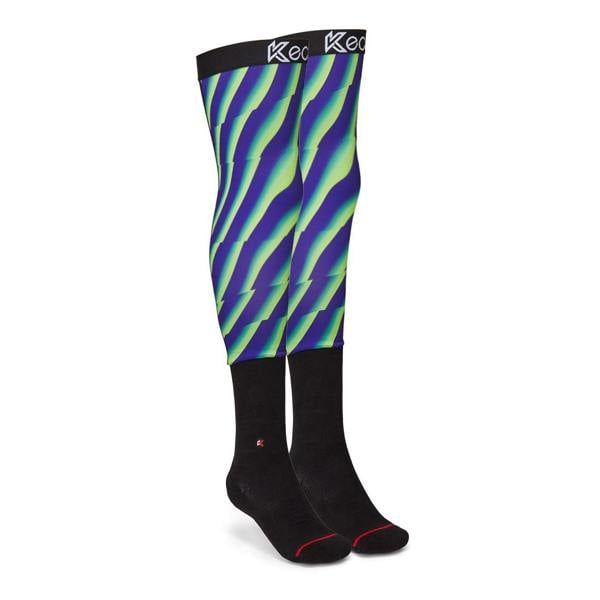 Kecks Neon Zebra Moto Sock