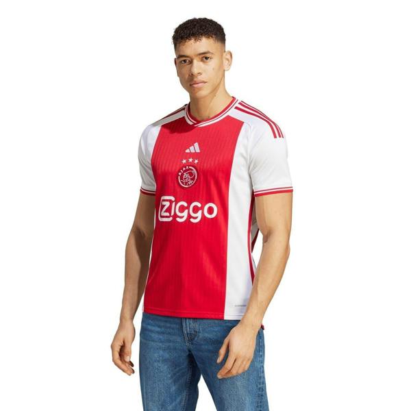 Adidas Unisex Adult 2023/24 Ajax Amsterdam Home Jersey - White/Bold Red - 