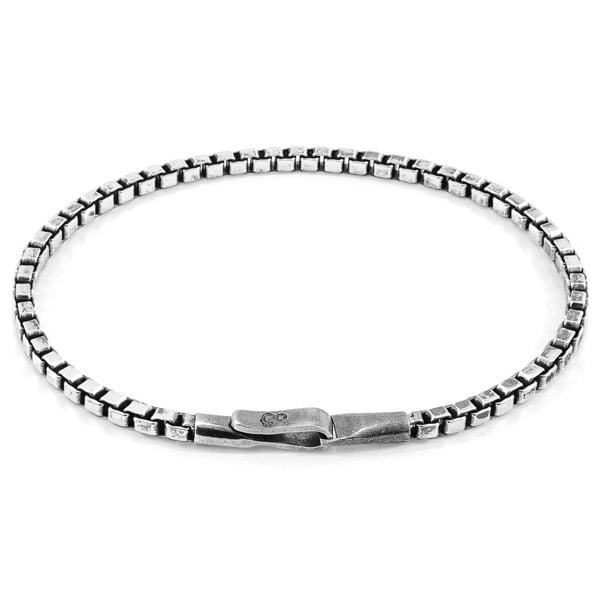 Anchor & Crew Lateen Sail Silver Chain Bracelet