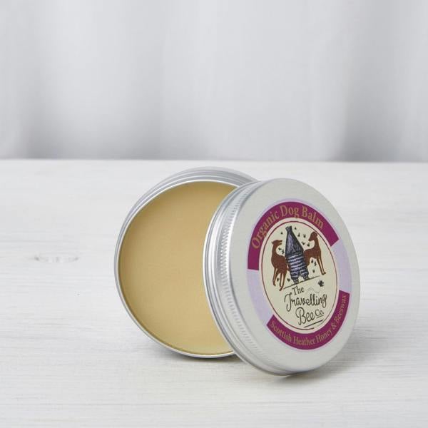 The Travelling Bee Co. Organic Dog Balm with Scottish Heather Honey & Beeswax