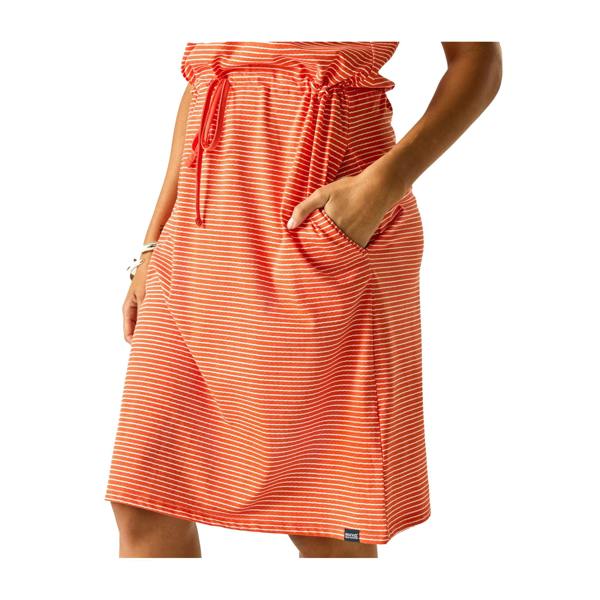 Regatta Womens/Ladies Amorie Dress - Tangerine Tango/White - 