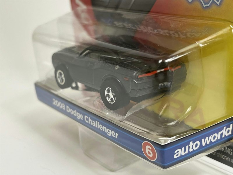 Auto World Slot Cars 2008 Dodge Challenger Grey HO Scale Slot Car X Traction Auto World SC368-6