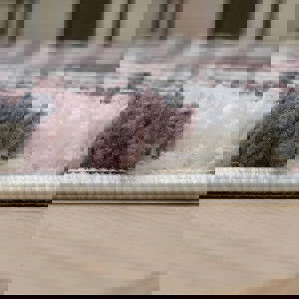 Moodi Shaggy Purple Rug, 30 mm soft & durable pile, warmth underfoot, scandinavian design | THE RUGS