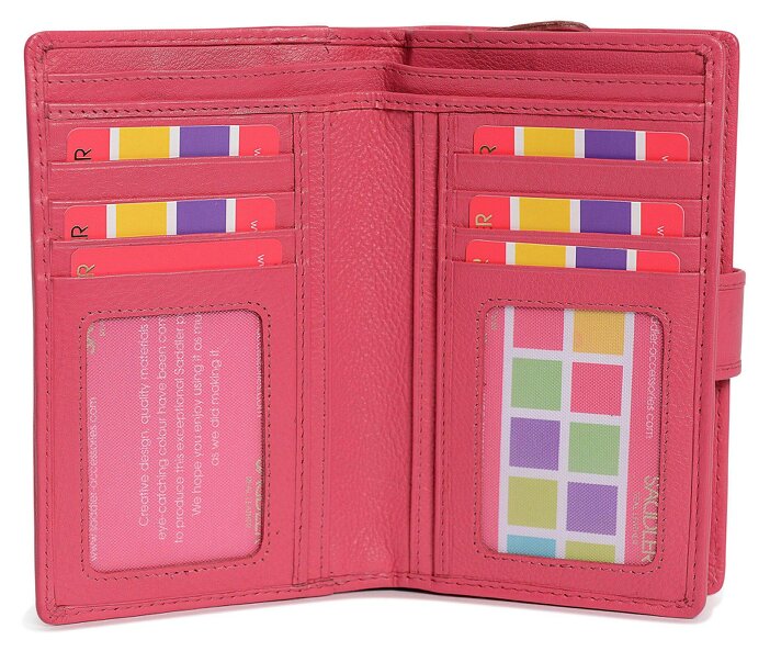 SADDLER Mid-Size Leather Purse Wallet  "Holly" – Handmade by Saddler | RFID Protected & Gift Boxed
