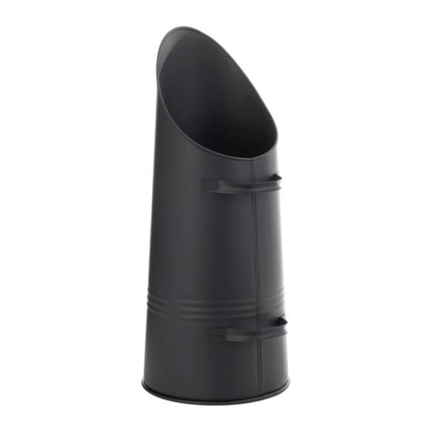 Leecroft Coal Hod Black Rolled Handle 23'' - One Colour