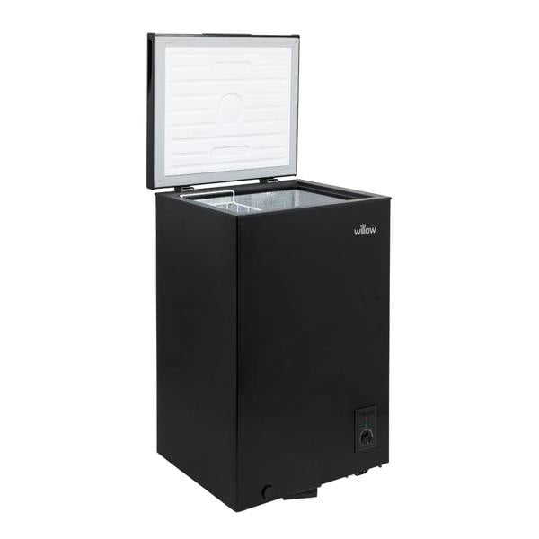 Willow 99L Chest Freezer W99CFB - Black
