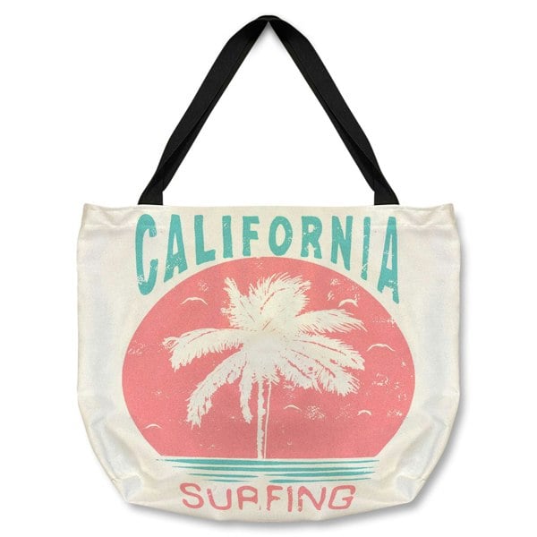 Benjamin Tate Design California Surfing Tote bag