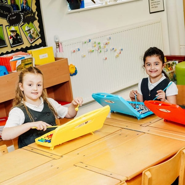 A-Star 25 Note Chromatic Glockenspiel Tuned Percussion#Colour_Yellow