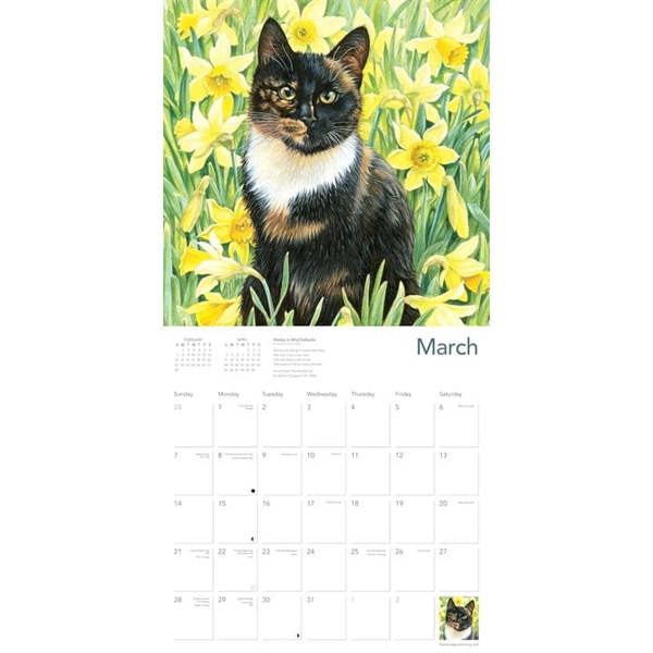 Ivory Cats Calendar 2027, Wall Calendars, Month To View, Cats, Gift