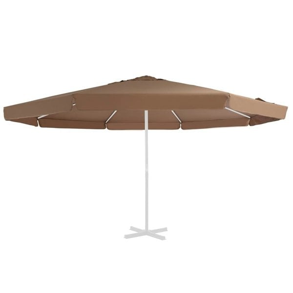 Berkfield Replacement Fabric for Outdoor Parasol Sand 500 cm