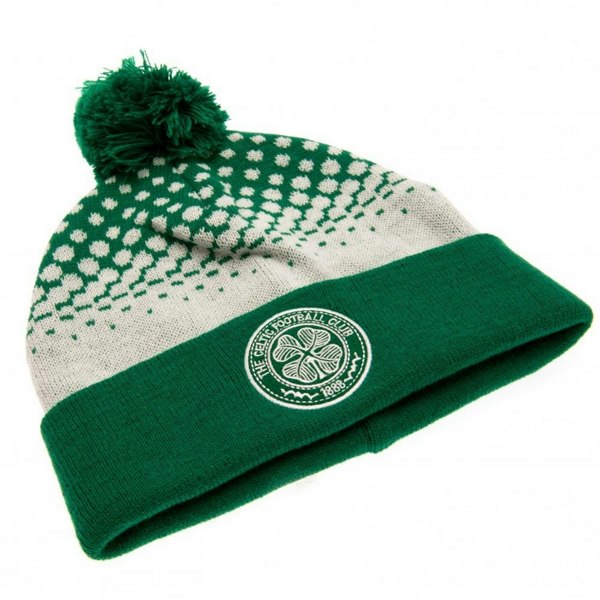 Celtic FC Unisex Adult Bobble Beanie - Green/White