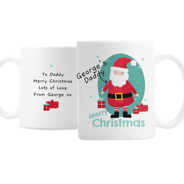 Personalised Memento Company Personalised Mr Claus Christmas Mug
