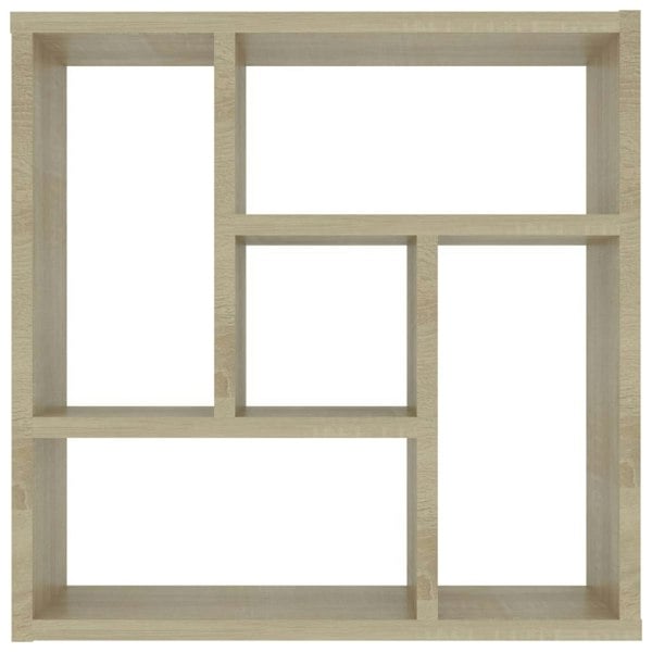 Berkfield Wall Shelf Sonoma Oak 45.1x16x45.1 cm Engineered Wood