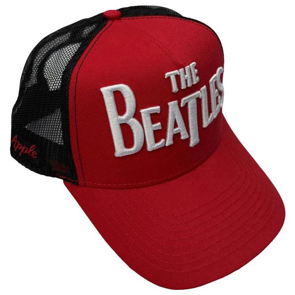The Beatles Drop T Logo And Apple Trucker Cap