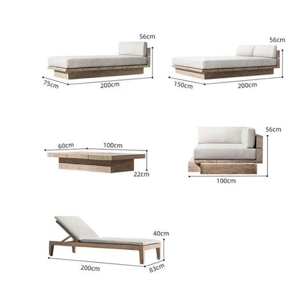 Scott Rattan Outdoor Sofa Set, Wood Base Sofa-Rit Concept-Rit Concept