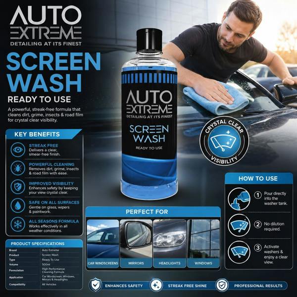 Auto Extreme 12X - Auto Extreme Screen Wash Liquid 800ml