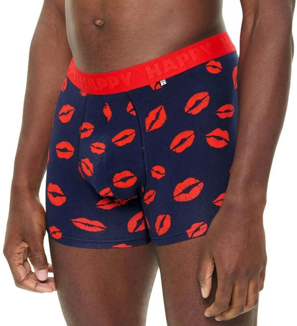 Happy SocksTrunkKisses Boxer Trunk, NavyBoxers & Briefs