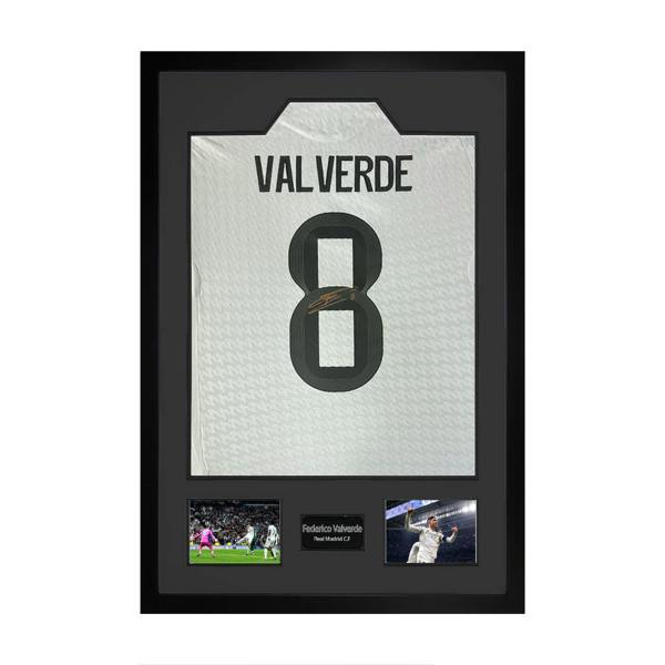 Federico Valverde Signed Real Madrid Premium Frame