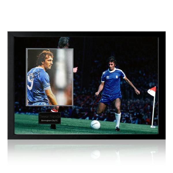 Trevor Francis Signed Birmingham City Iconic Frame