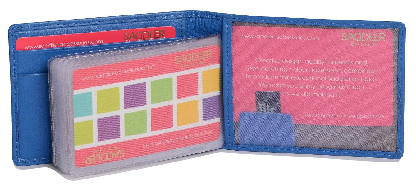 SADDLER Robyn Compact Leather Card Wallet – Handmade by Saddler | RFID Protected & Gift Boxed