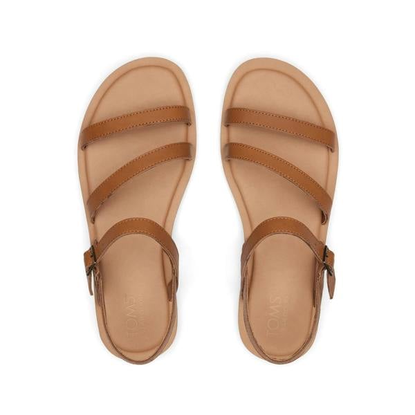 Toms KIRA Ankle Strap Sandals in Tan