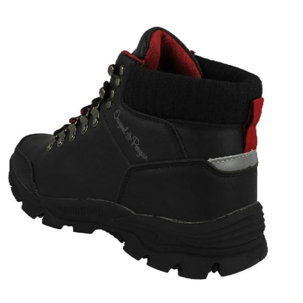 Penguin Mens Penguin Lace Up Ankle Boots Sherpa