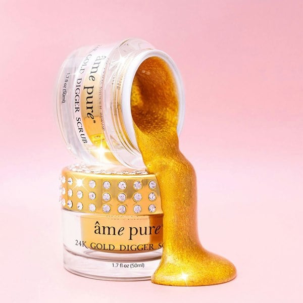 Âme Pure 24K GOLD DIGGER SCRUB - Exfoliating Face Scrub With Vitamin E