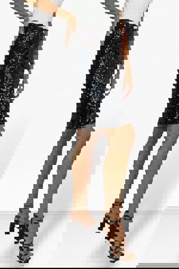 Paulo Due Women's Sequin Mini Skirt