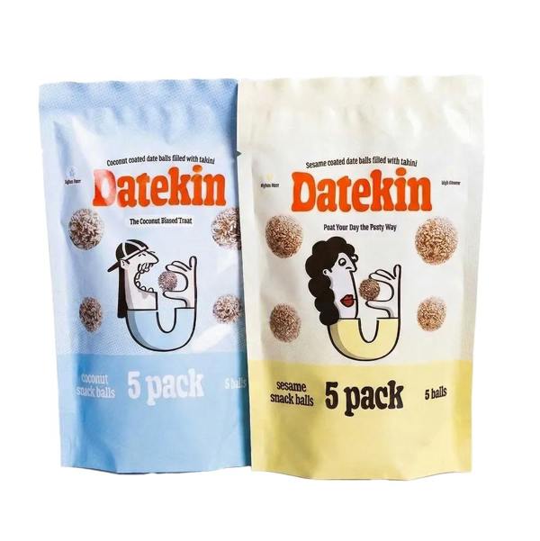 Datekin The Datekin Tahini-Filled Date Ball Bundle – Coconut & Sesame