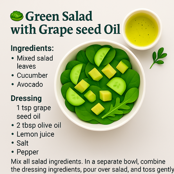 Ol'Vita Grape Seed Oil | Cold Pressed | Unrefined