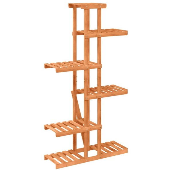Berkfield Flower Stand 75x25x140.5 cm Solid Wood Fir