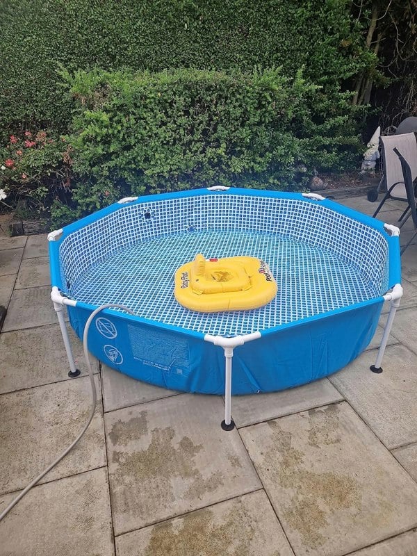 smartbies Metal Frame Swimming Frame Pool 5 IN 1 Round Frame Pool With Pool Accessories