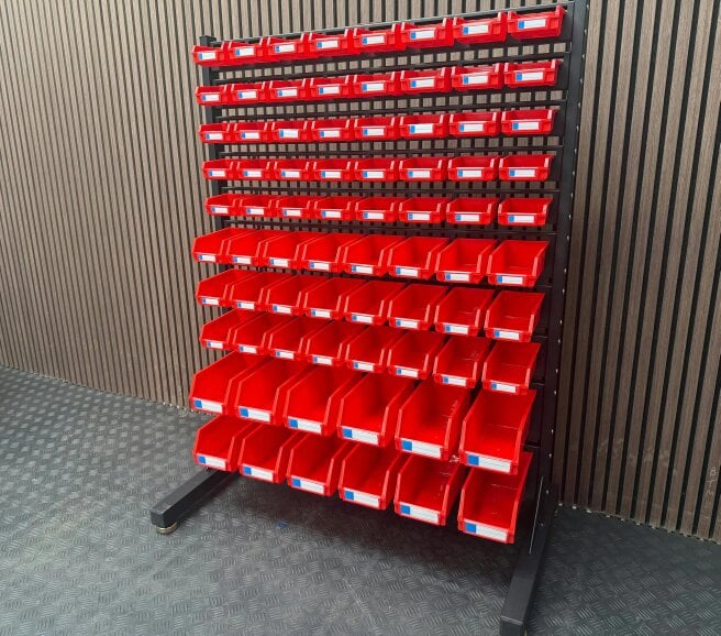 Rock Machinery Rock RT-050 Workshop consumables rack with boxes