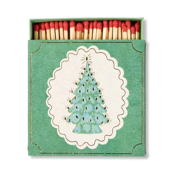 Paddywax Candles Paddywax Square Box Matches - Christmas Tree