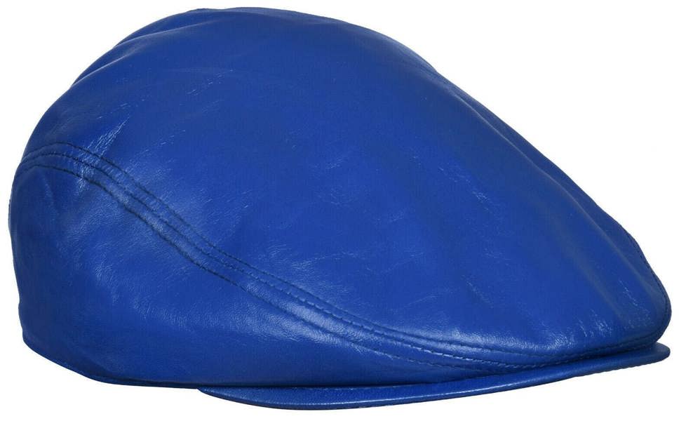 Infinity Leather Mens Leather Peaky Blinders Newsboy Flat Hat