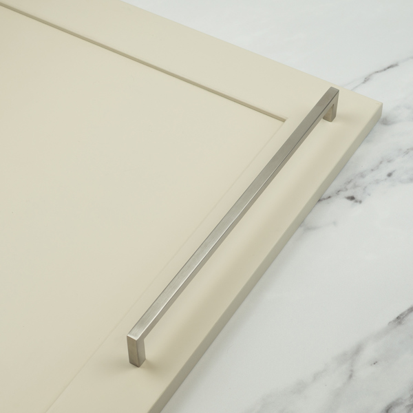 Handle & Home Brushed Nickel Square Cabinet Handles
