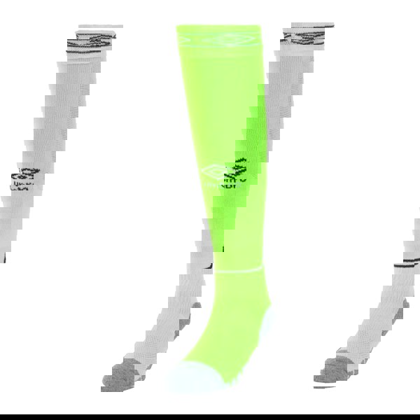 Umbro Childrens/Kids Diamond Football Socks - Green Gecko/Black