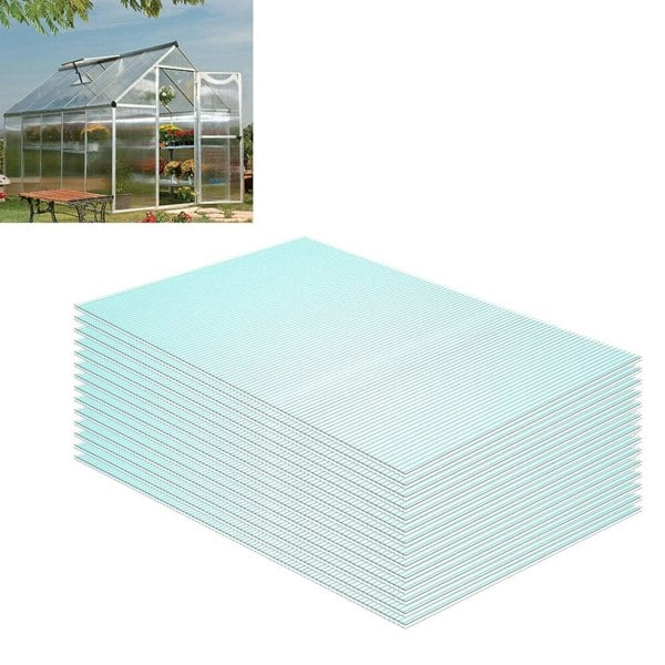 Livingandhome Clear Polycarbonate Sheets for Greenhouse Covering Living and Home